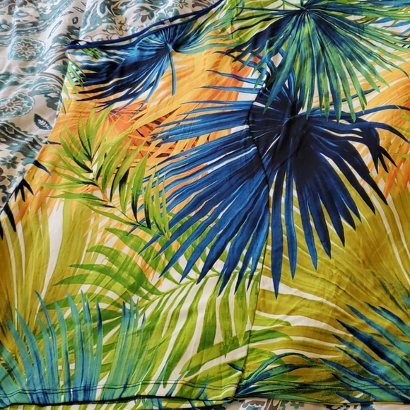 Women multi-color Entry Tropical Casual Dress Sz M - Picture 5 of 6